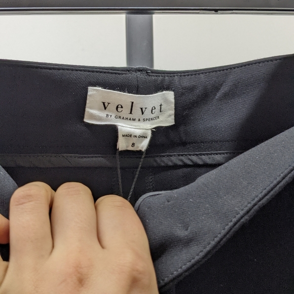 Velvet Prenlet Pant Black size 8 - Picture 2 of 2